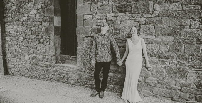 Fiona and Keron get married at Clearwell Castle